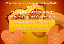 Valentin nap és farsangi parti a Máltai Keriben
