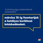 Március 15-ig minden marad